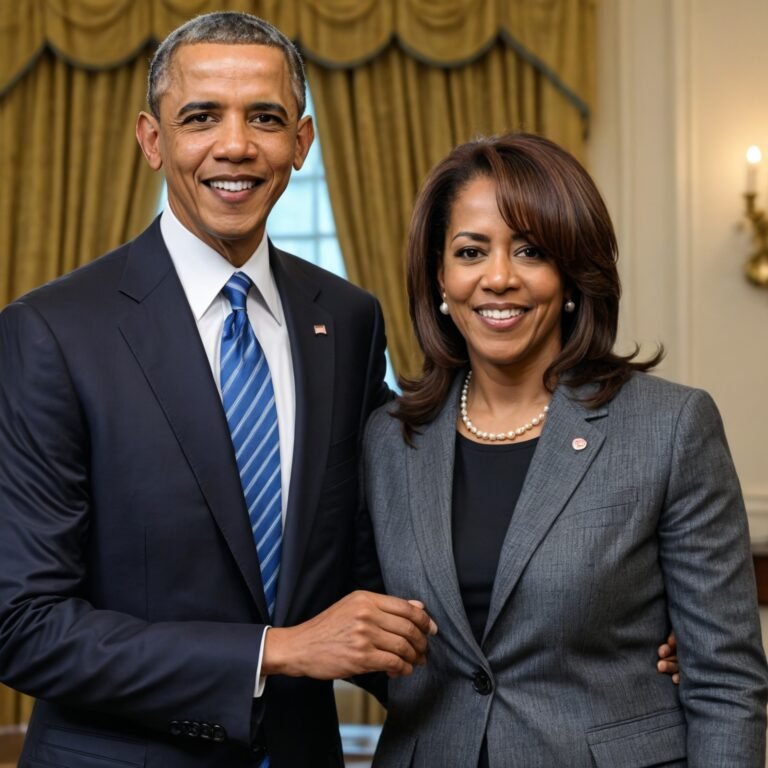 Obama and Kamala Haris